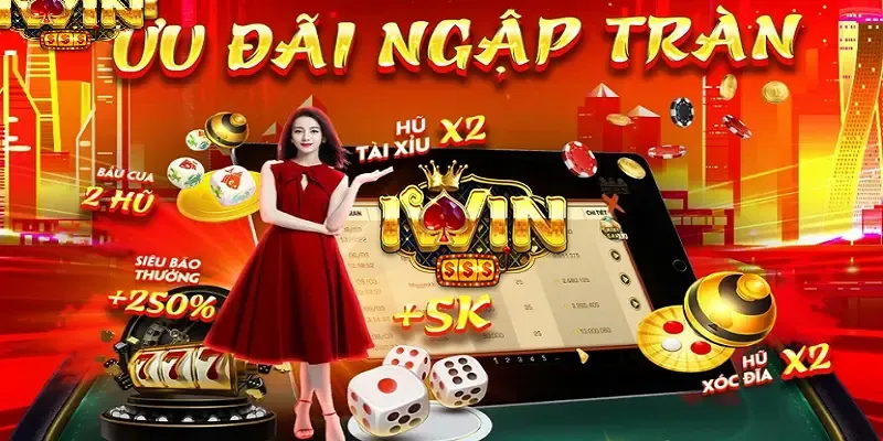 Biểu ngữ khuyến mãi chào mừng với hình ảnh huy chương vàng và cúp